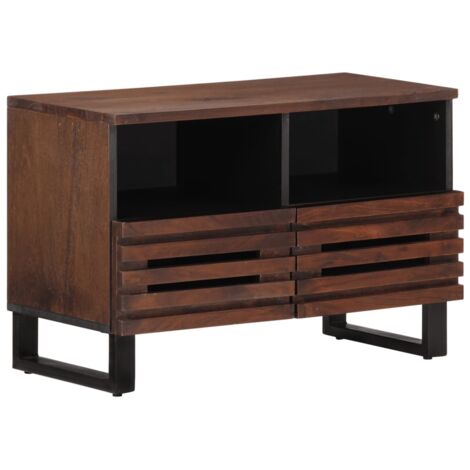 TV Cabinet Brown 70x34x46 cm Solid Wood Mango vidaXL