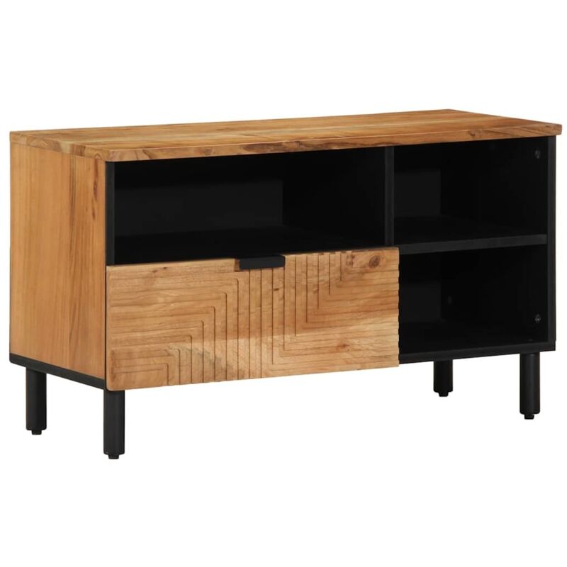 Vidaxl - Tv Cabinet With Shelf Brown 80 X 33.5 X 46 Cm Solid Acacia Wood