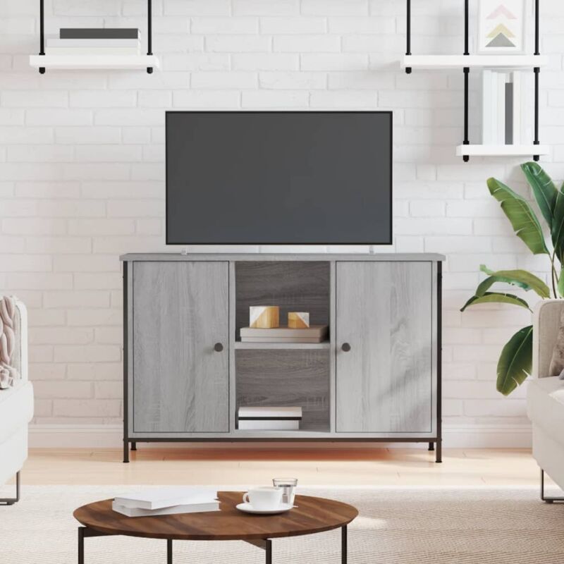 Vidaxl - Tv Cabinet Grey Sonoma 100x35x65 Cm Engineered Wood