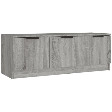 TV Cabinet Grey Sonoma 102x35x36.5 cm Engineered Wood vidaXL