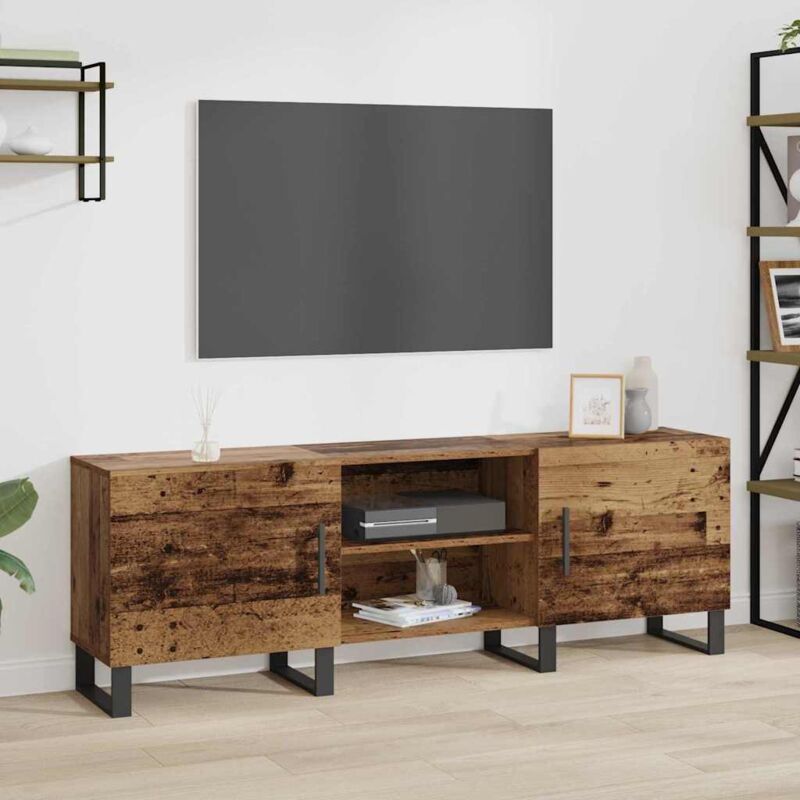 Vidaxl - Tv Cabinet With Shelf With Storage With Door 150 X 30 X 50 Cm Engineered Wood