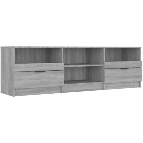 TV Cabinet Grey Sonoma 150x33.5x45 cm Engineered Wood vidaXL