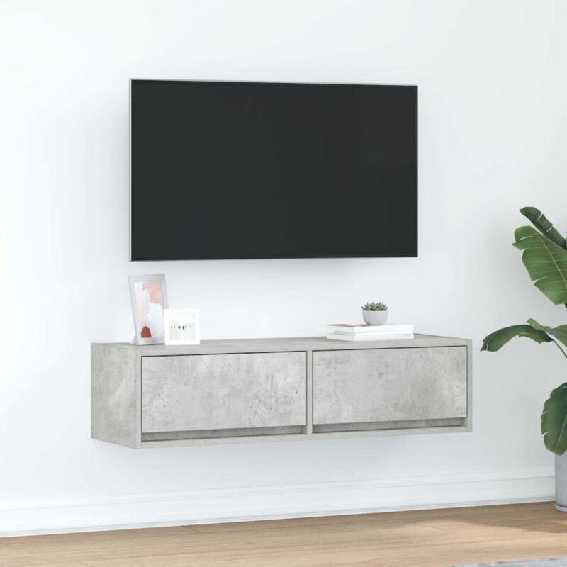 Vidaxl - Tv Cabinet Concrete Grey 100x31x25, 5 Cm Engineered Wood