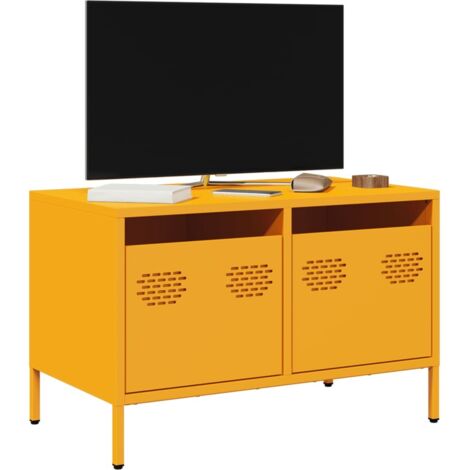 TV Cabinet Mustard Yellow 68x39x43.5 cm Cold-rolled Steel vidaXL