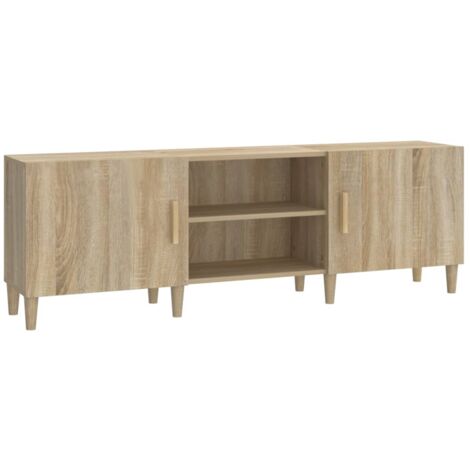 TV Cabinet Sonoma Oak 150x30x50 cm Engineered Wood vidaXL