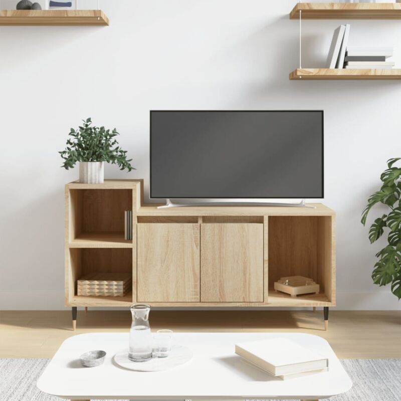 Vidaxl - Tv Cabinet Sonoma Oak 100x35x55 Cm Engineered Wood