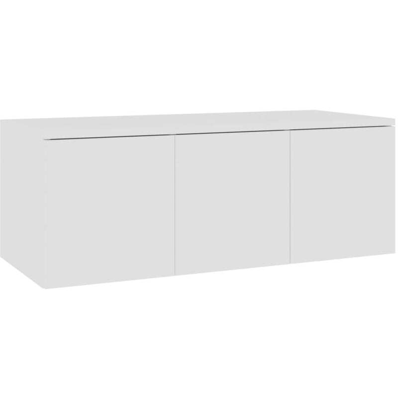 Tv Cabinet White 80x34x30 cm Engineered Wood Vidaxl