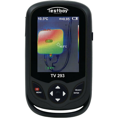 TV Camera térmica 293 3.2 pulgadas de pantalla LCD LCD. 220 x 160 píxeles -20 a +300