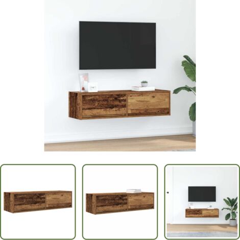 TV da parete -  Mobile TV Legno vecchio 100 x 31 x 25.5 cm Legno multistrato