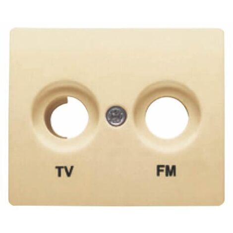 TV / FM-Buchsenabdeckung GOLD ODISEA BJC IRIS 18330-OD