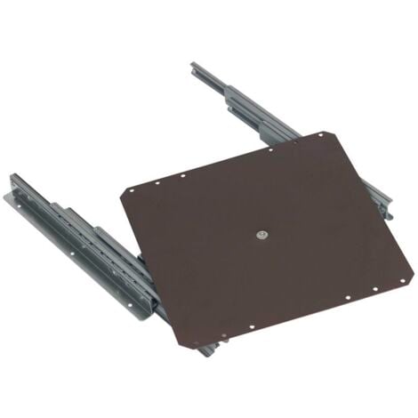 NO BRAND TV-Halterung mit Vollauszug, Halter ausziehbar 320x320 mm, Stahl schwarz