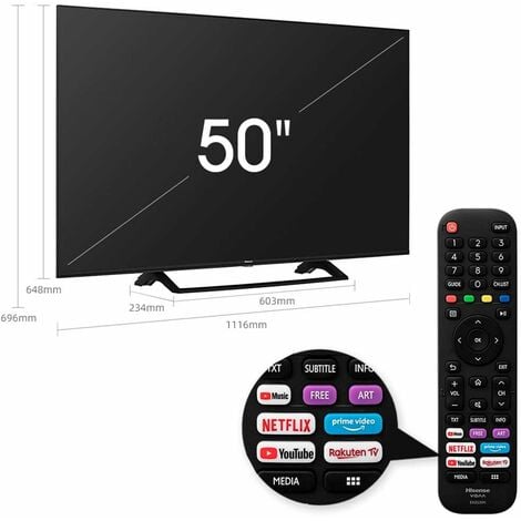 Tv Hisense Dled 50 H50A7300F Smart Tv Uh