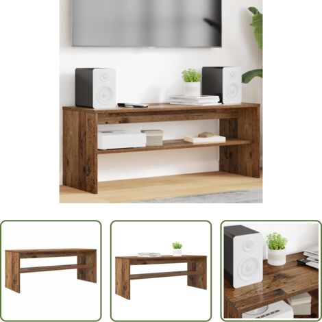 TV in casa -  Mobile TV Legno vecchio 100 x 35 x 40 cm Legno multistrato