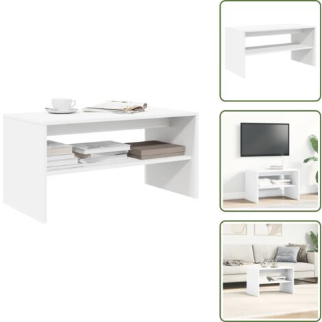 TV in casa - vidaXL Mobile Porta TV Bianco 60x40x40 cm in Legno Multistrato - Mobile per TV