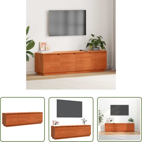 TV in legno -  Mobile TV Marrone 156 x 37 x 45 cm Legno multistrato