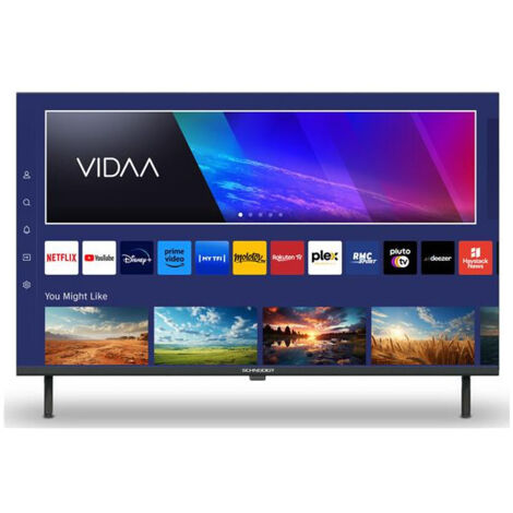 TV LED 32 HD VIDAA Sans bord - 3xHDMI - 2xUSB - DVBT2/S2 Origine Rouma SCHNEIDER - 32A2