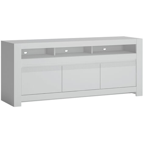 TV Lowboard 153,4 cm weiß NAVA-129
