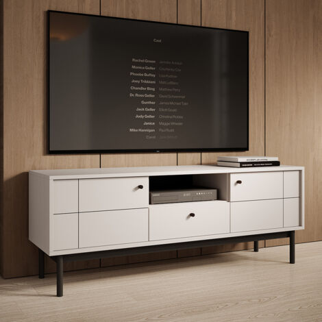 TV-Lowboard 153,5 cm breit in kaschmir JANTAR-160