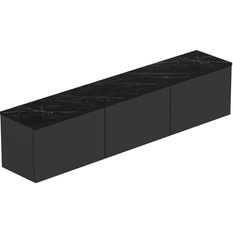 Mobilier1 Tv-möbel Aus Holz "neon" 160 X 32 X 35 Cm - Anthrazit
