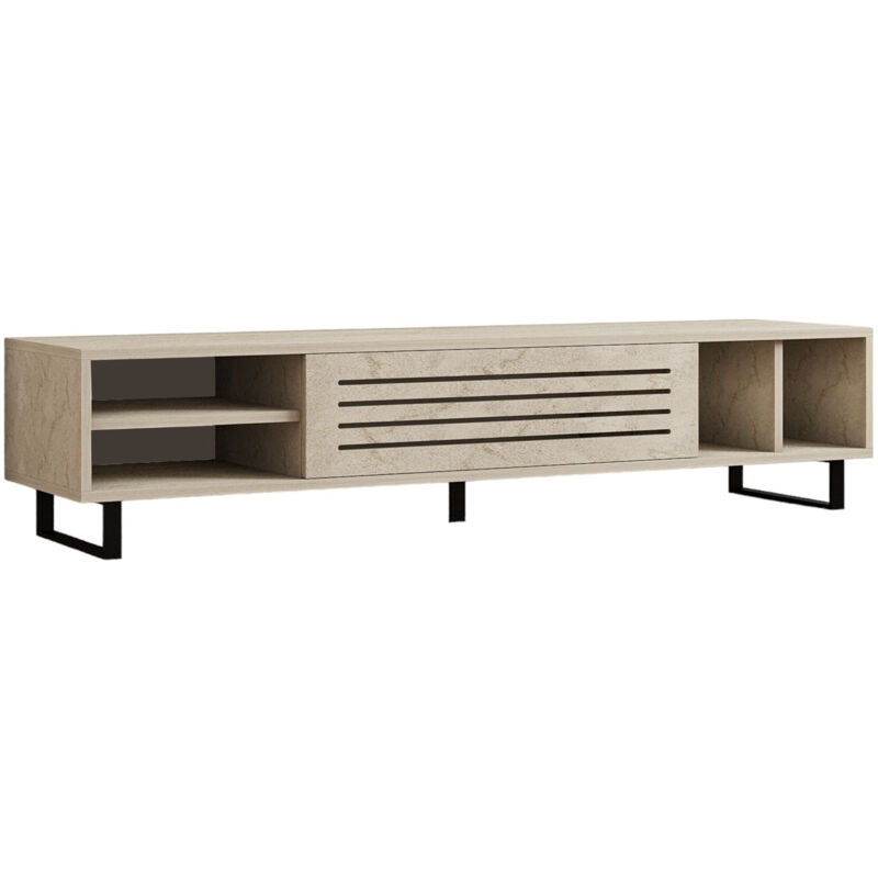 Toilinux Tv-möbel Aus Holz "safir" 160 X 40 X 35 Cm - Saphir