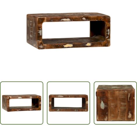 TV mobile -  Mobile TV 60 x 30 x 25 cm Legno massello di recupero