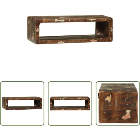 TV mobile -  Mobile TV 80 x 30 x 25 cm Legno massello di recupero