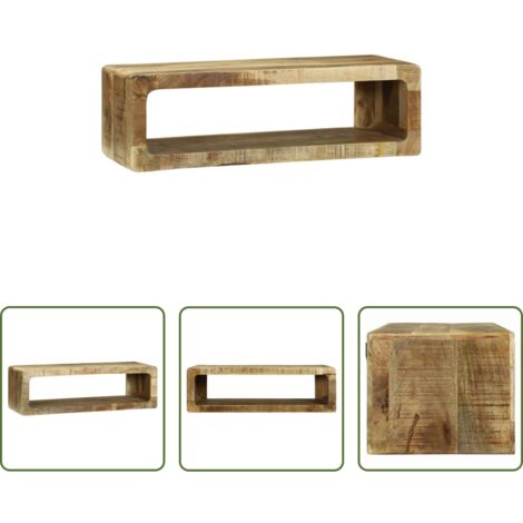 TV mobile -  Mobile TV Marrone 80 x 30 x 25 cm Legno massello di mango