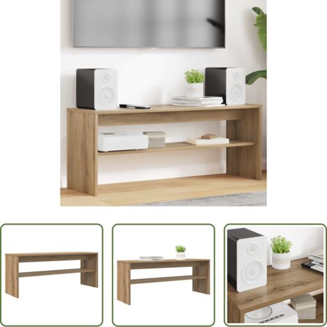 TV mobile -  Mobile TV Rovere artigianale 100 x 30 x 40 cm Legno multistrato