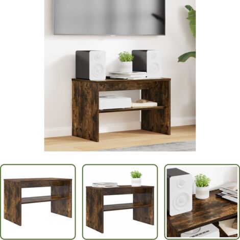 TV mobile -  Mobile TV Rovere fumé 60 x 35 x 40 cm Legno multistrato