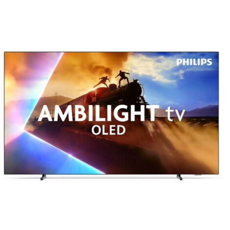 TV OLED Ambilight Philips 77OLED760 194 cm 4K UHD 2025 Gris métal
