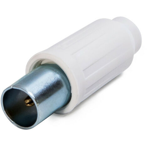TV plug Maestro Coaxial pantalla macho de 75 OHMIOS 00591