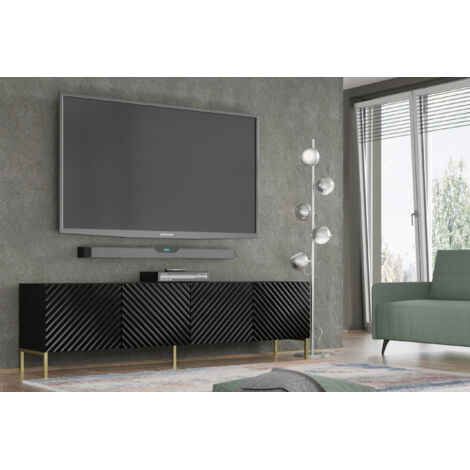 TV PORT SURF 200 4D JAMBES NOIR BRILLANT OR