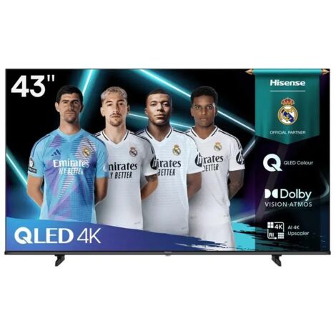 TV QLED 4K UHD Hisense  43E7Q 43"   Smart TV, VIDAA U5, HDR
