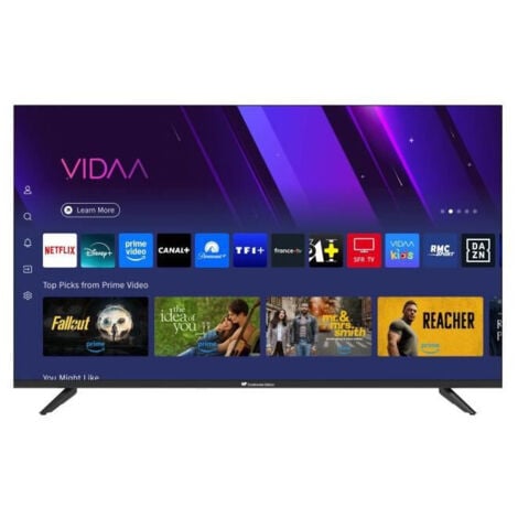 TV QLED - CONTINENTAL EDISON - CELED43SVQLD25B6 - 43'' (109 cm) - UHD 4K 3840x2160 - SMART VIDAA - 3xHDMI - 2xUSB