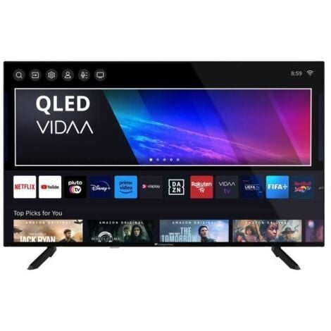 TV QLED - CONTINENTAL EDISON - CELED50SVQLD25B3 - 50'' (126 cm) - UHD 4K 3840x2160 - SMART VIDAA - 3xHDMI - 2xUSB