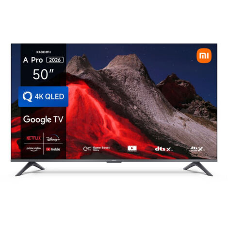 TV QLED Xiaomi A Pro 50 125 cm 4K UHD 2026 Gris anthracite