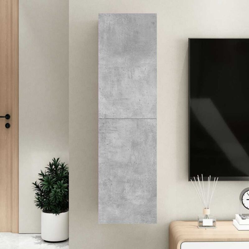 Vidaxl - Tv-schrank Betongrau 30, 5x30x110 Cm Holzwerkstoff