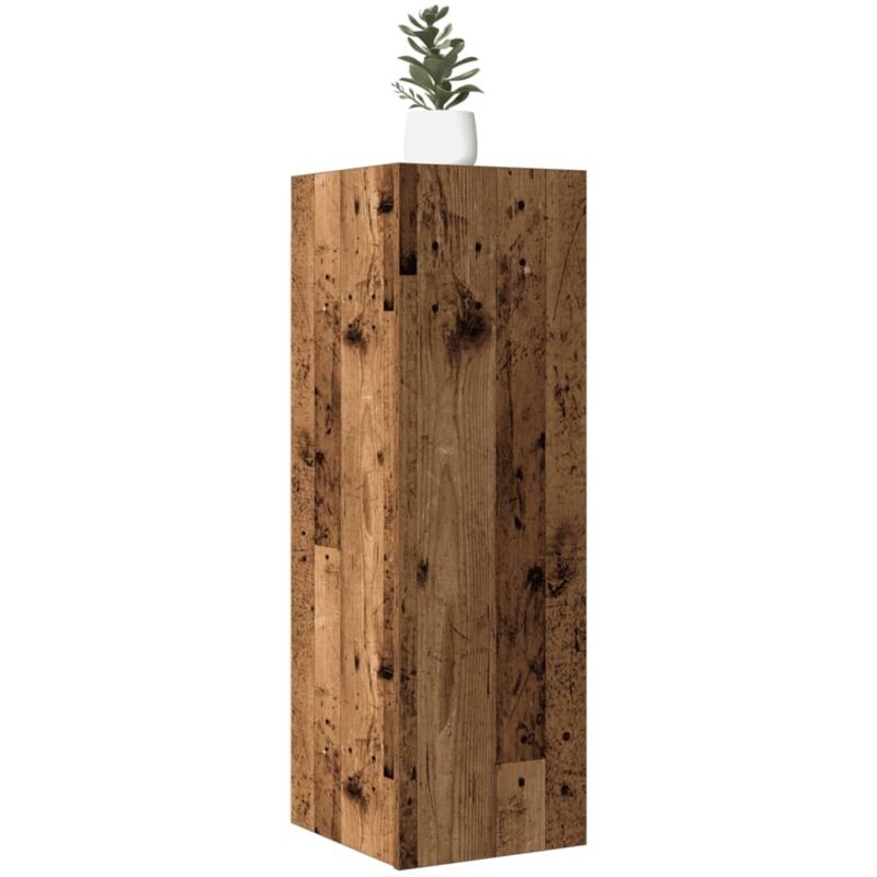 Vidaxl - Tv-schrank Altholz-optik 30, 5x30x90 Cm Holzwerkstoff