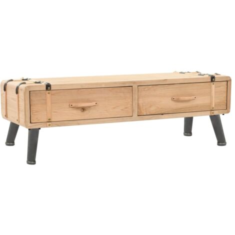 TV-Schrank 110x33x35 cm Massivholz Tanne vidaXL