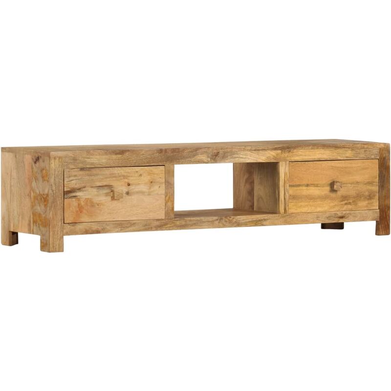 TV-Schrank 140×30×32 cm Massivholz Mango - Braun - Vidaxl