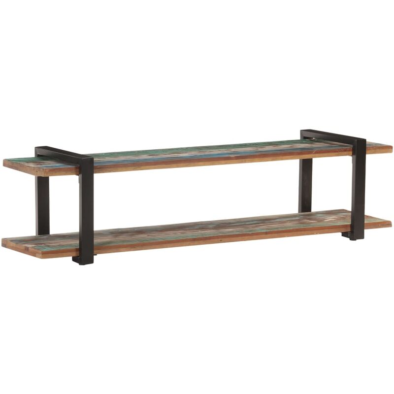 TV-Schrank 160x40x40 cm Recyceltes Massivholz - Braun