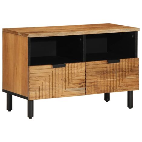 TV-Schrank 70x33x46 cm Massivholz Akazie vidaXL323732