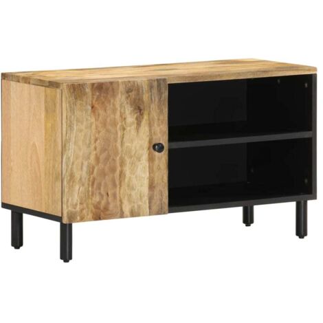 TV-Schrank 80x31x46 cm Massivholz Mango vidaXL
