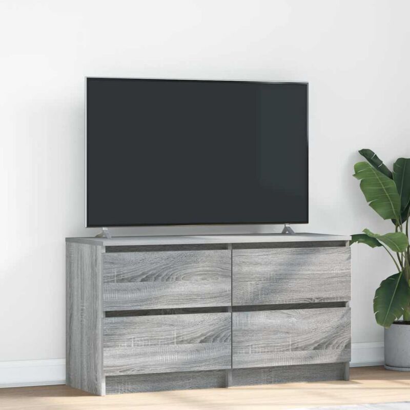 Vidaxl - Tv-schrank Grau Sonoma 100x35x54 Cm Holzwerkstoff