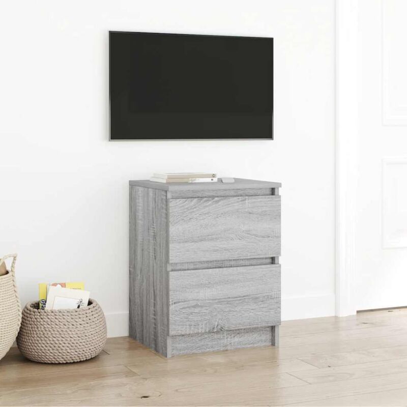 Tv-schrank Grau Sonoma 40x35x54 Cm Holzwerkstoff Vidaxl