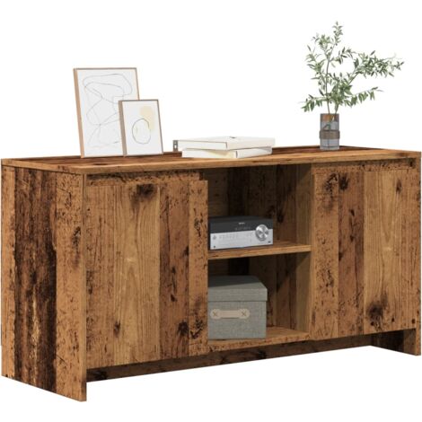 TV-Schrank Altholz-Optik 102x37,5x52,5 cm Holzwerkstoff vidaXL