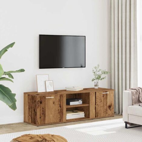 TV-Schrank Altholz-Optik 120x34x37 cm Holzwerkstoff vidaXL