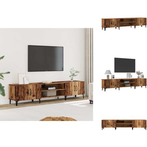 TV-Schrank Altholz-Optik 180x31,5x40 cm Holzwerkstoff - TV-Schrank - TV-Schränke - TV-Möbel - TV-Ständer