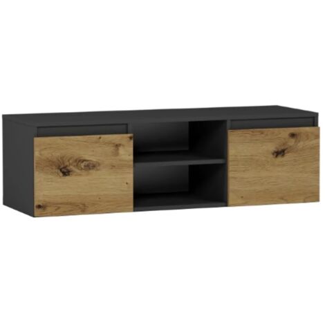 TV-Schrank Anthrazit Mix Artisan, 120 x 40 x 36 cm - Modern TV