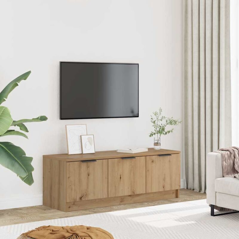 Vidaxl - Tv-schrank Artisan-eiche 102x35x36, 5 Cm Holzwerkstoff